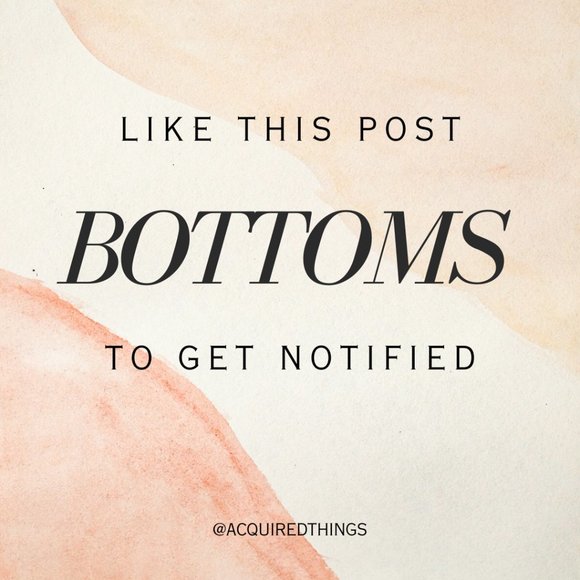 BOTTOMS NOTIFICATION! - Picture 1 of 1